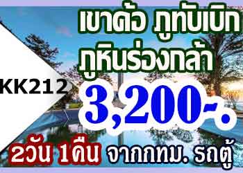 ทัวร์เขาค้อ ภูทับเบิก ภูหินร่องกล้า 3,200 บาท จากกทม.รถตู้